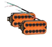 Electric Guitar Single Coil Pickup Set Adjustable Metal Double Coil Electric Guitar Pickups Humbucker Neck And Bridge Pickup Various Colors Available(K)
