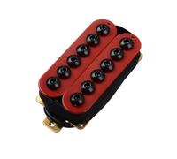Electric Guitar Single Coil Pickup Set Adjustable Metal Double Coil Electric Guitar Pickups Humbucker Red Suitable For Guitar Accessories(A)