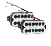 Electric Guitar Single Coil Pickup Set Adjustable Metal Double Coil Electric Guitar Pickups Humbucker Accessories Various Colors Available(X)
