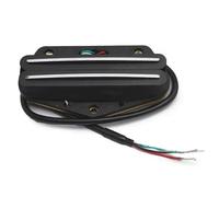 Electric Guitar Single Coil Pickup Set Alnico 2 Bridge Pickup Double Rail Humbucker 4 Conduct Output 9K Alnico II Coil Splitting Electric Guitar Parts(A)