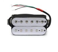 Electric Guitar Single Coil Pickup Set Alnico 5 Electric Guitar Humbucker Pickup 4-Core Coil Splitting Double Coil Pickup Alnico V Guitar Parts Chrome(C)