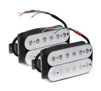 Electric Guitar Single Coil Pickup Set Alnico 5 Electric Guitar Pickup Humbucker Double Coil Pickup Alnico V Guitar Parts Silver(C)