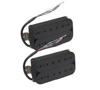 Electric Guitar Single Coil Pickup Set Alnico 5 Humbucker Pickup Double Coil Electric Guitar Bridge Pickup Black Guitar Accessories(1 Set)