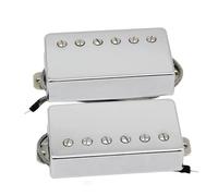 Electric Guitar Single Coil Pickup Set Alnico 5 LP Guitar Humbucker Pickups Neck Bridge Pickups Set Chrome Color Professional Electric Guitar