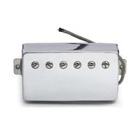 Electric Guitar Single Coil Pickup Set Alnico 5 LP Humbucker Guitar Pickup Set Chrome Neck & Bridge Alnico V Pickup Chrome Electric Guitar Pickups(Bridge 52MM)