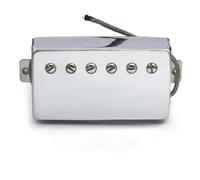 Electric Guitar Single Coil Pickup Set Alnico 5 LP Humbucker Guitar Pickup Set Chrome Neck & Bridge Alnico V Pickup Chrome(Neck 50MM)