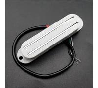 Electric Guitar Single Coil Pickup Set Alnico V Humbucker Twin Blade Pickup Mini Dual Rail 9K For Electric Guitar Replacement Multi Colour(White)