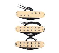 Electric Guitar Single Coil Pickup Set Alnico V Single Coil Pickups Standard SSS Neck/Middle/Bridge Pickup For ST Electric Guitar Parts Replacement
