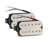 Electric Guitar Single Coil Pickup Set Alnico5 Humbucker Coil Spliting Neck7.5K/Bridge15K Double Coil Electric Guitar Pickup Guitar Part(1 Set)