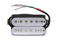 Electric Guitar Single Coil Pickup Set Chrome Alnico 5 Electric Guitar Pickup Humbucker Double Coil Pickup Alnico V Guitar Parts Silver(B)