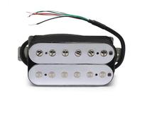 Electric Guitar Single Coil Pickup Set Chrome Alnico 5 Electric Guitar Pickup Humbucker Double Coil Pickup Alnico V Guitar Parts Silver(A)