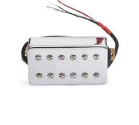 Electric Guitar Single Coil Pickup Set Double Coil 12 Hole Humbucker Pickup For LP Electric Guitar Neck/Bridge 50/52mm Black/Chrome(C)