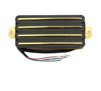 Electric Guitar Single Coil Pickup Set Double Rail 2-Dual Blade Electric Guitar High Output Track Type Four Coil Humbucker Guitar Pickup Multi Color(B)