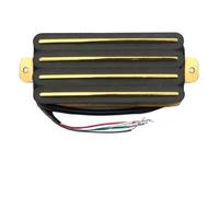 Electric Guitar Single Coil Pickup Set Double Rail 2-Dual Blade Electric Guitar High Output Track Type Four Coil Humbucker Pickup Multi Color(B)