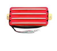 Electric Guitar Single Coil Pickup Set Double Rail 2-Dual Blade Electric Guitar High Output Track Type Four Coil Humbucker Professional Pickup Multi Color(I)
