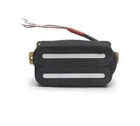 Electric Guitar Single Coil Pickup Set Dual Rail Ceramic Humbucker Electric Guitar N-10K/B-16K Double Coil Pickup Coil Splitting Pickup Black(B)