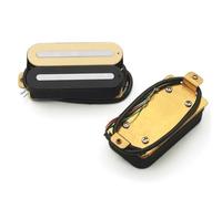 Electric Guitar Single Coil Pickup Set Dual Rail Electric Guitar Humbucker Pickup N-10K/B-16K Pickup Coil Splitting Ceramic Special For Musical Instruments(One Set)