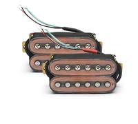 Electric Guitar Single Coil Pickup Set Electric Guitar Double Humbucker Guitar Pickup Four Conduct With Shield Bridge-15K Or Neck-7.5K Pickup(W)
