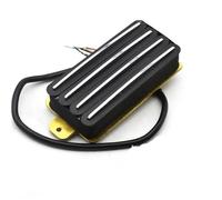 Electric Guitar Single Coil Pickup Set Electric Guitar High Output Track Type Four Coil Humbucker Pickup Electric Guitar Pickup(Black)