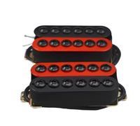 Electric Guitar Single Coil Pickup Set Electric Guitar Humbucker Big Adjustable Screw Dual Coil Guitar Pickup With 4 Conduct Cable/Coil Splitting Accessories(B)