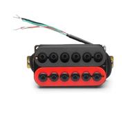 Electric Guitar Single Coil Pickup Set Electric Guitar Humbucker Big Adjustable Screw Dual Coil Guitar Pickup With 4 Conduct Cable/Coil Splitting Accessories(A)