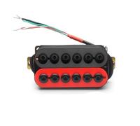 Electric Guitar Single Coil Pickup Set Electric Guitar Humbucker Big Adjustable Screw Dual Coil Guitar Pickup With 4 Conduct Cable/Coil Splitting Accessories(C)