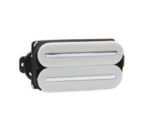 Electric Guitar Single Coil Pickup Set Electric Guitar Humbucker Dual Coill Dual Rail Guitar Bridge Pickup With 57mm Steel Pole Black Green Red Light Blue(White)