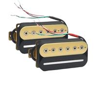 Electric Guitar Single Coil Pickup Set Electric Guitar Humbucker Pickup Blade Dual Coil Professional Guitar Pickup With 4-Conduct Cable/Coil Splitting(E)