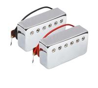 Electric Guitar Single Coil Pickup Set Electric Guitar Humbucker Pickup LP Style Brass Cover Neck/Bridge Guitar Pickup Professional Parts(B)
