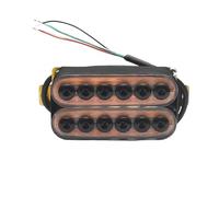Electric Guitar Single Coil Pickup Set Electric Guitar Humbucker Pickups Adjustable Metal Double Coil With 4 Substitute Cable Coil Splitting Black Red(V)