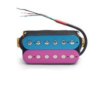 Electric Guitar Single Coil Pickup Set Electric Guitar Pickup Humbucker Dual Coill Spliting Pickup 4 Conduct Cable N-7.5K/B-15K Output Blue/Purple(C)