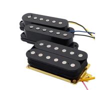 Electric Guitar Single Coil Pickup Set Electric Guitar Pickup Wiring Harness Prewired 5-way Converter 2T1V Control SSH Pickup For ST Electric Guitar Black-White(Black)