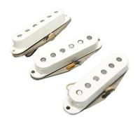 Electric Guitar Single Coil Pickup Set Electric Guitar Pickups Alnico 5 Vintage 54 SSS Guitar Pickups Pickups For ST Guitar(White)