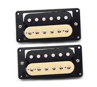Electric Guitar Single Coil Pickup Set Guitar Pickup Faced Humbucker Double Coil Electric Guitar Pickups 50/52mm With Installing Frame Guitar Accessories(A)
