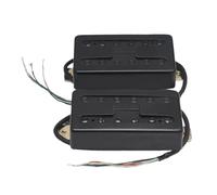 Electric Guitar Single Coil Pickup Set H Style Brass Cover Electric Guitar Pickup Coil Spliting Pickup Humbucker Dual Coill Pickup N7.5K/B15K Output(B)