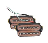Electric Guitar Single Coil Pickup Set Humbucker Electric Guitar Pickup Coil Spliting Pickup Dual Coill Pickup 4 Conduct Cable N-7.5K/B-15K Output Transparen(B)