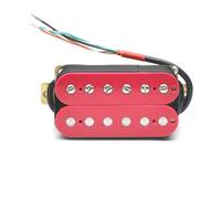 Electric Guitar Single Coil Pickup Set Humbucker Electric Guitar Pickup Coil Spliting Pickup Guitar Dual Coill Pickup 4 Conduct Cable N-7.5K/B-15K Output Pink(C)