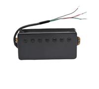 Electric Guitar Single Coil Pickup Set LP 7-String Guitar Brass Cover Humbucker Slotted Screw 8.5K 14K Coil Splitting Pickup For 7-String Electric Guitar Gold(A)