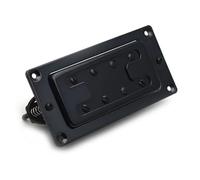 Electric Guitar Single Coil Pickup Set Mini Style Two Line 8 Hole Electric Bass Humbucker Pickup Neck/Bridge Pickup Black(A)