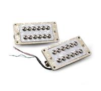 Electric Guitar Single Coil Pickup Set One Set Guitar Humbucker Adjustable Screw Dual Coil For 6 String Electric Guitar Coil Splitting Pickup N7.5K B15K