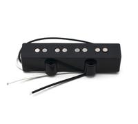 Electric Guitar Single Coil Pickup Set Open Alnico 5 Jazz JB Bass Pickup Neck Or Bridge Pickup Braided Cloth Cable For 4 String Bass Parts(C)