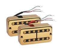 Electric Guitar Single Coil Pickup Set Professional Alnico Electric Guitar Humbucker Pickup FT Style Guitar Neck-7.5K Bridge-8.6K Coil Splitting Pickups(D)