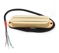 Electric Guitar Single Coil Pickup Set ST Style Humbucker Twin Blade Pickup Mini Humbucker Dual Rail 9K For FD ST Electric Guitar Replacement Multi Colour(Yellow)