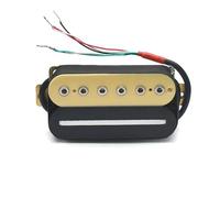 Electric Guitar Single Coil Pickup Set Standard 4 Conduct Cable Coil Splitting Electric Guitar Humbucker Blade Hex Screw Adjusting Dual Coil Guitar Pickup(F)
