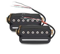Electric Guitar Single Coil Pickup Set Standard 4 Conduct Cable Coil Splitting Electric Guitar Humbucker Blade Hex Screw Adjusting Dual Coil Guitar Pickup(B)