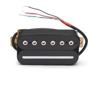 Electric Guitar Single Coil Pickup Set Standard 4 Conduct Cable Coil Splitting Electric Guitar Humbucker Blade Hex Screw Adjusting Dual Coil Guitar Pickup(C)