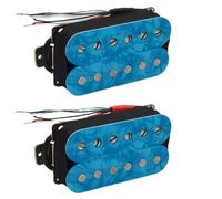 Electric Guitar Single Coil Pickup Set Standard 6-String N7.5K/B15K Output Electric Guitar Humbucker Adjustable Screw Dual Coil Guitar Coil Splitting Pickup(A)