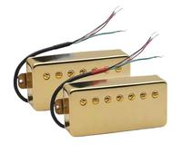 Electric Guitar Single Coil Pickup Set Standard Guitar Brass Cover Humbucker Slotted Screw 8.5K 14K Coil Splitting Pickup For 7-String Electric Guitar(H)