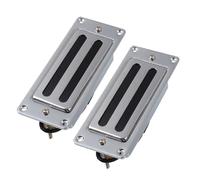 Electric Guitar Single Coil Pickup Set Two Line Mini Electric Guitar Humbucker Pickup For LP Guitar Chrome Guitar Pickup Accessories