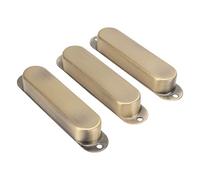 Electric Guitar Single Coil PickuPCover, Instrument Accessory Set Kit 3Pcs PickuPCover Copper (Bronze Plating)